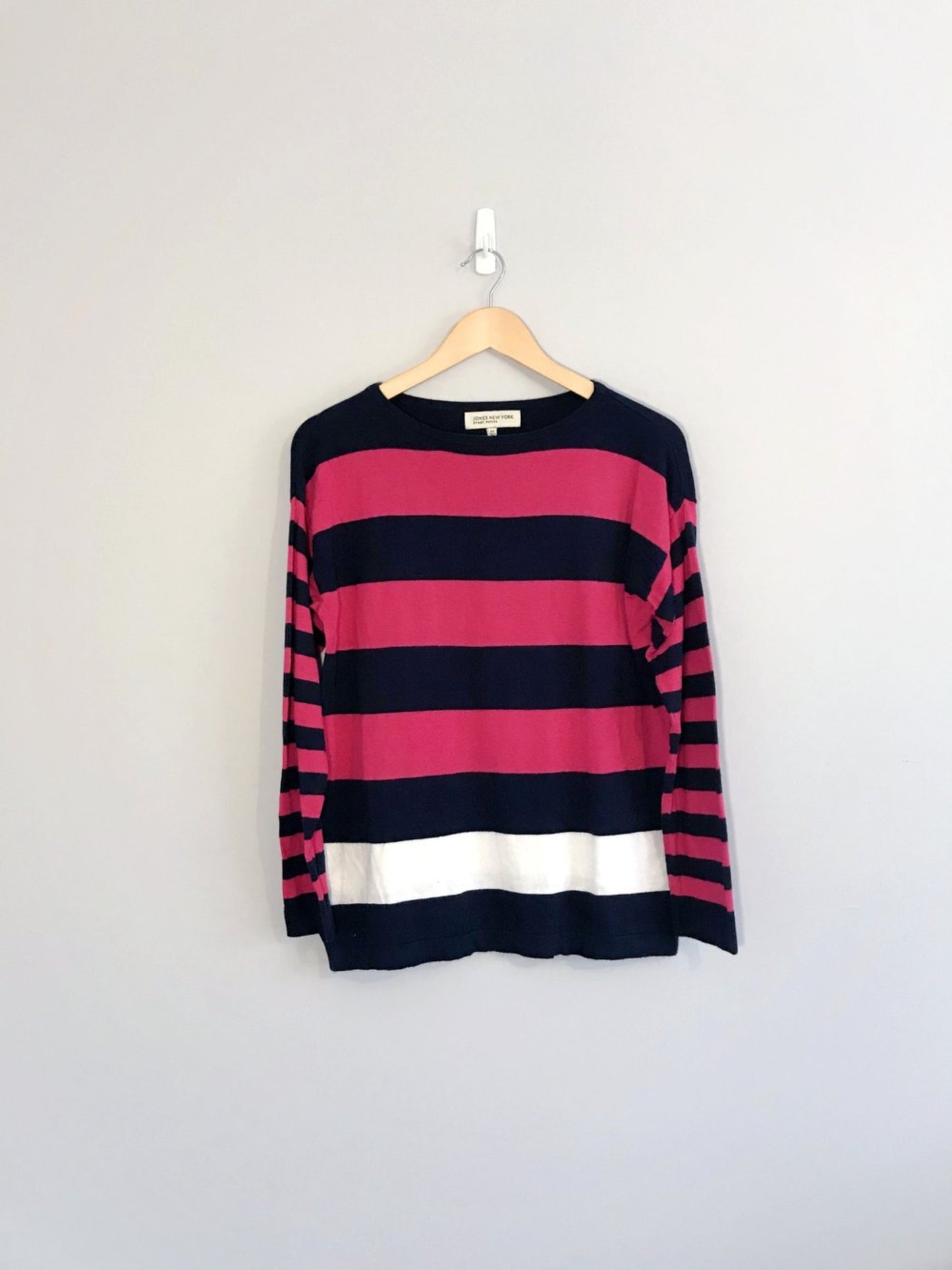 JNY Striped Sweater (Small)