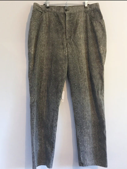 Pantalon Vintage Moucheté (Taille 16)