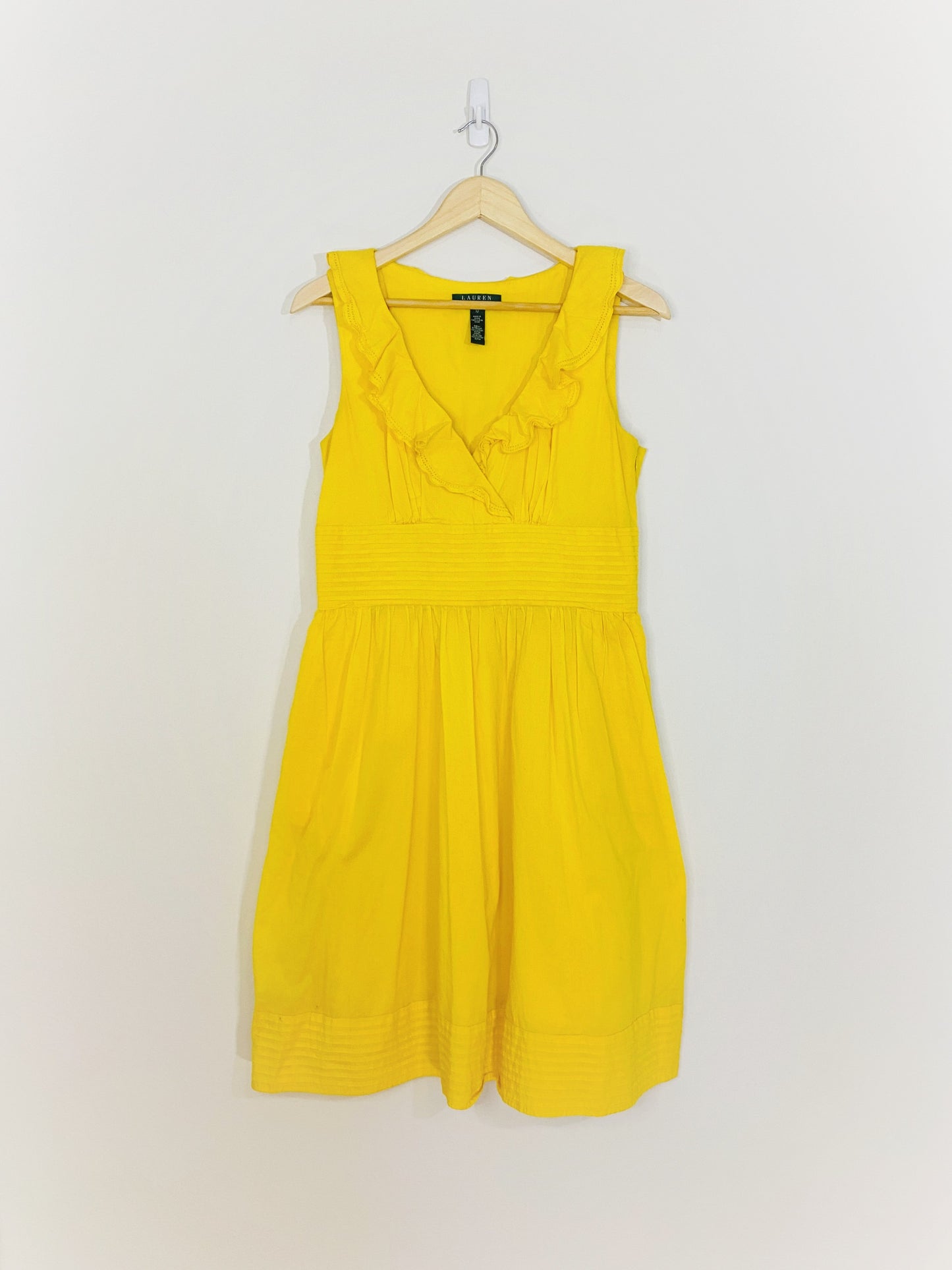 Robe d'été jaune (taille 10)