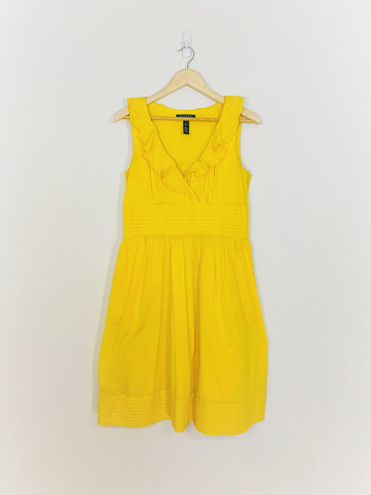 Robe d'été jaune (taille 10)