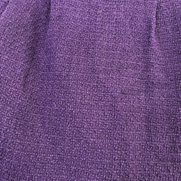 Jupe violette en tweed (taille 6)